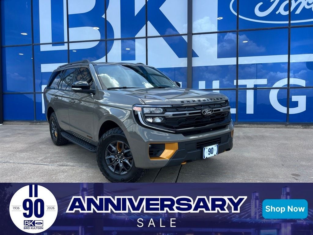 2026 Ford Expedition Tremor in Marsh Gray — front three-quarter view